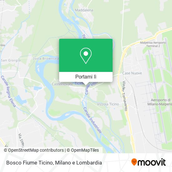 Mappa Bosco Fiume Ticino