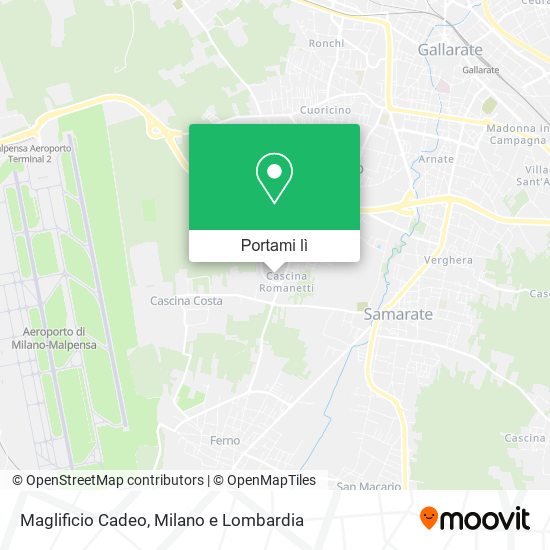 Mappa Maglificio Cadeo