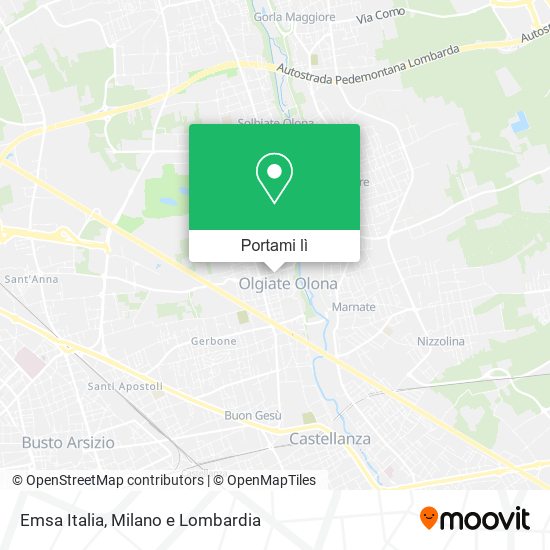 Mappa Emsa Italia
