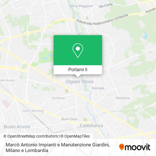 Mappa Marcò Antonio Impianti e Manutenzione Giardini