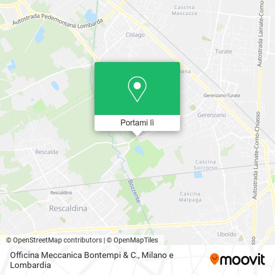 Mappa Officina Meccanica Bontempi & C.