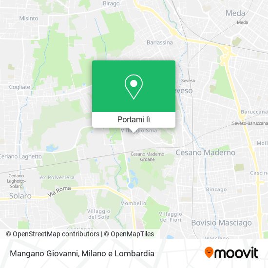 Mappa Mangano Giovanni