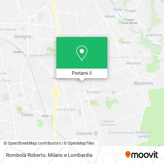 Mappa Rombolà Roberto