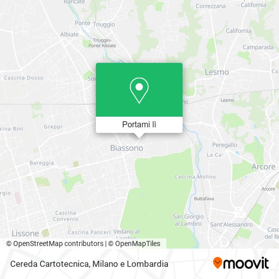 Mappa Cereda Cartotecnica