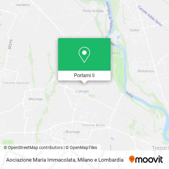 Mappa Aociazione Maria Immacolata