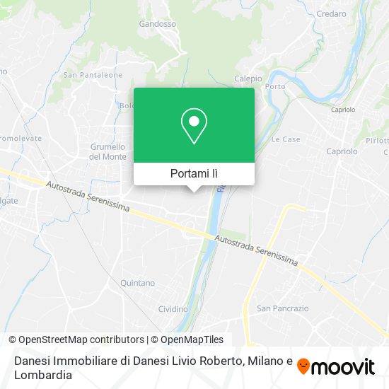 Mappa Danesi Immobiliare di Danesi Livio Roberto