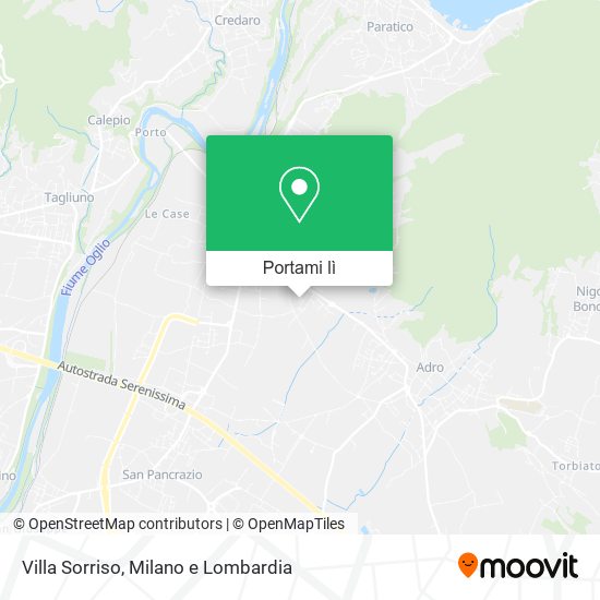 Mappa Villa Sorriso