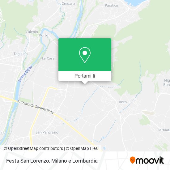 Mappa Festa San Lorenzo
