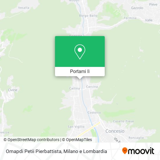 Mappa Omapdi Petii Pierbattista