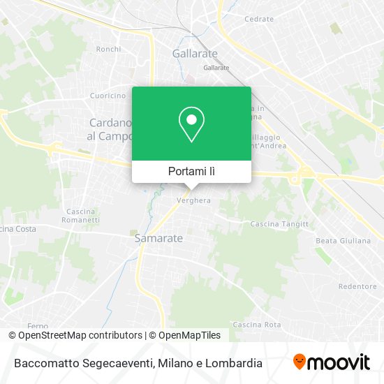 Mappa Baccomatto Segecaeventi