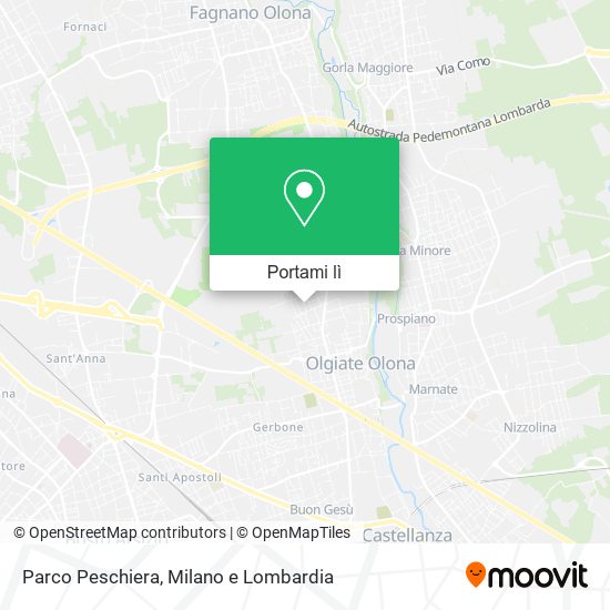Mappa Parco Peschiera