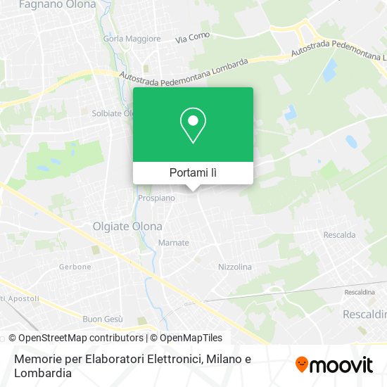 Mappa Memorie per Elaboratori Elettronici