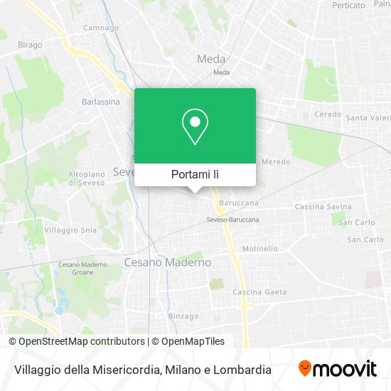 Mappa Villaggio della Misericordia