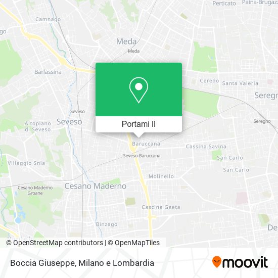 Mappa Boccia Giuseppe
