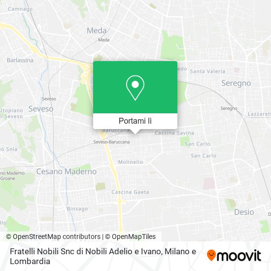 Mappa Fratelli Nobili Snc di Nobili Adelio e Ivano
