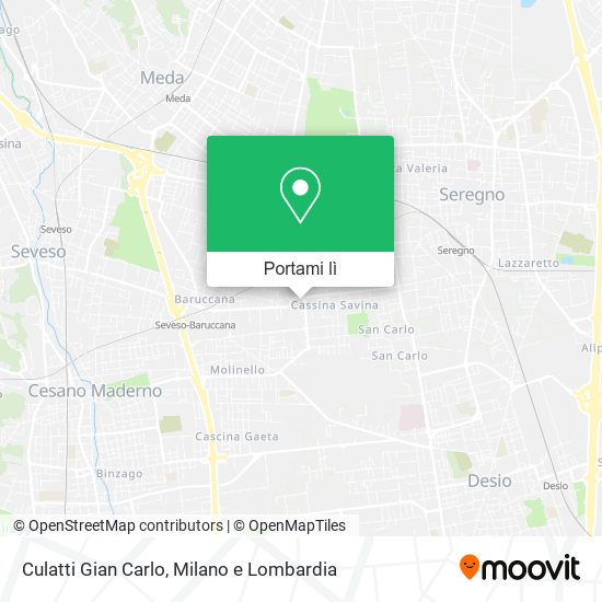 Mappa Culatti Gian Carlo
