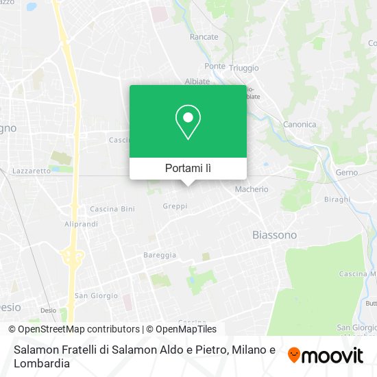 Mappa Salamon Fratelli di Salamon Aldo e Pietro