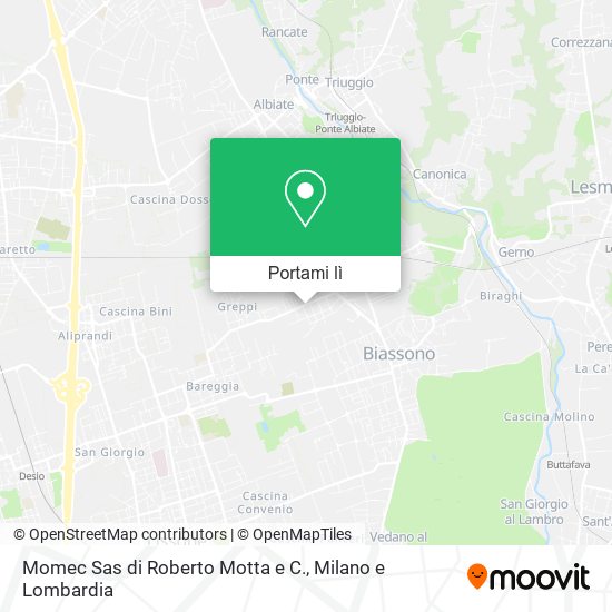 Mappa Momec Sas di Roberto Motta e C.