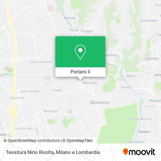 Mappa Tessitura Nino Rivolta