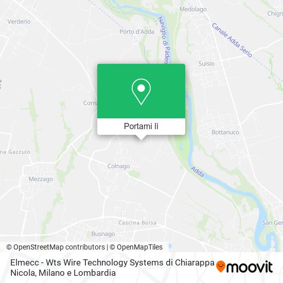 Mappa Elmecc - Wts Wire Technology Systems di Chiarappa Nicola