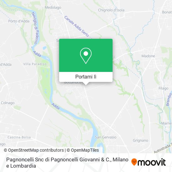 Mappa Pagnoncelli Snc di Pagnoncelli Giovanni & C.