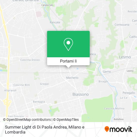 Mappa Summer Light di Di Paola Andrea