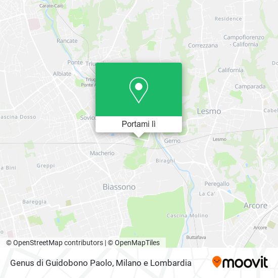 Mappa Genus di Guidobono Paolo