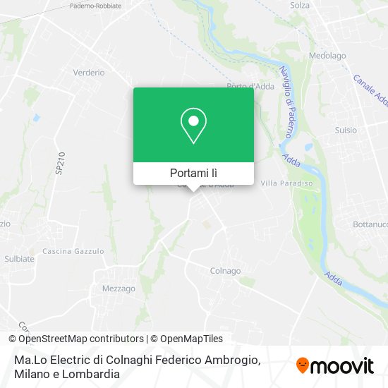 Mappa Ma.Lo Electric di Colnaghi Federico Ambrogio