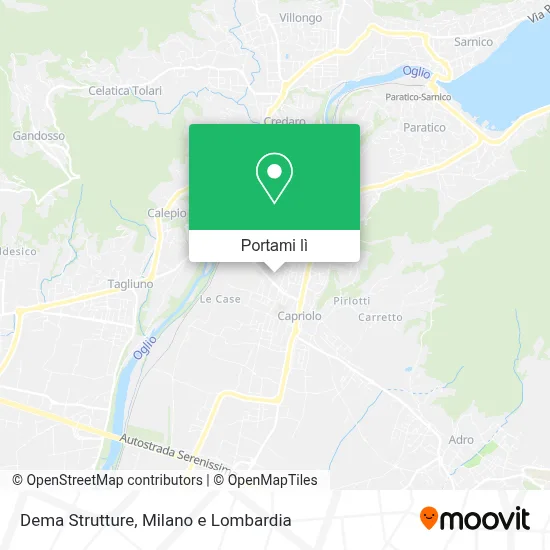 Mappa Dema Strutture