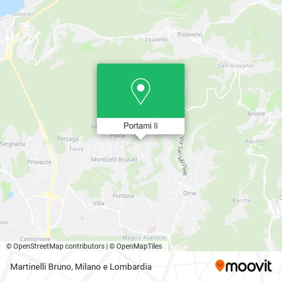 Mappa Martinelli Bruno