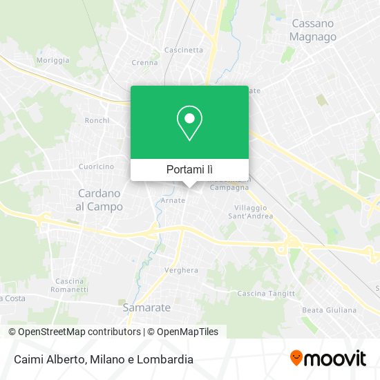 Mappa Caimi Alberto