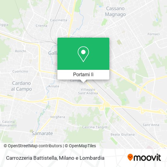 Mappa Carrozzeria Battistella