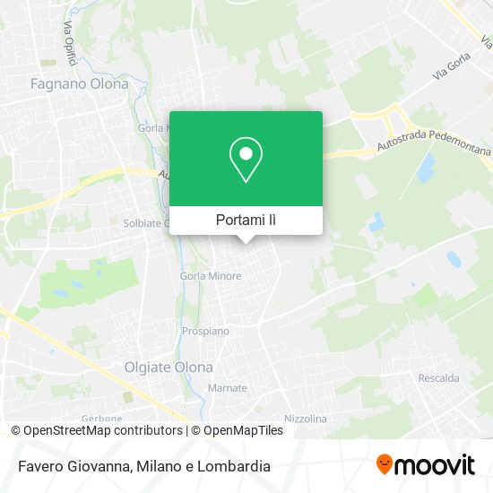 Mappa Favero Giovanna
