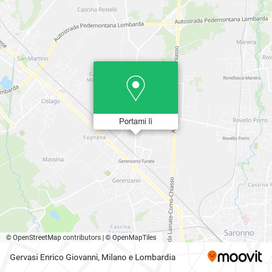 Mappa Gervasi Enrico Giovanni