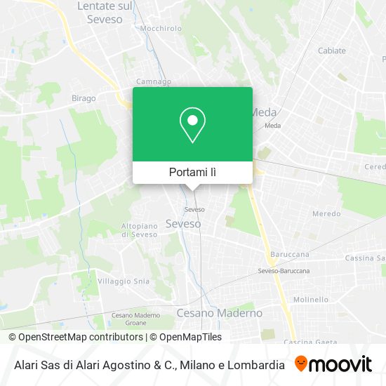 Mappa Alari Sas di Alari Agostino & C.