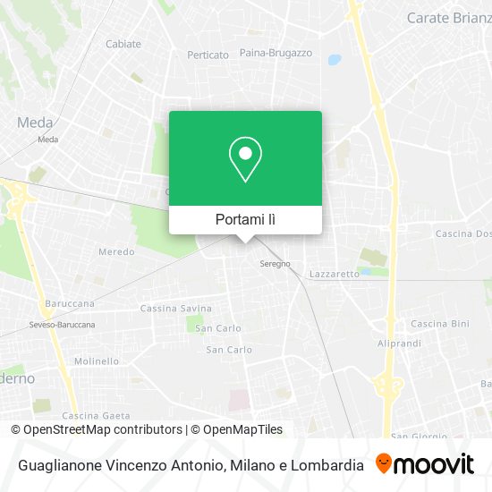 Mappa Guaglianone Vincenzo Antonio