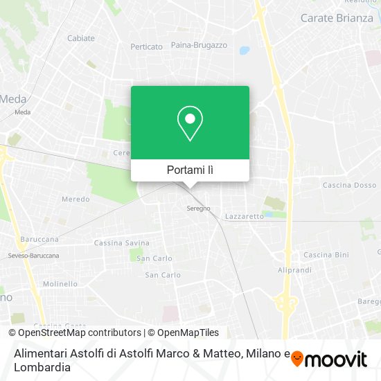 Mappa Alimentari Astolfi di Astolfi Marco & Matteo