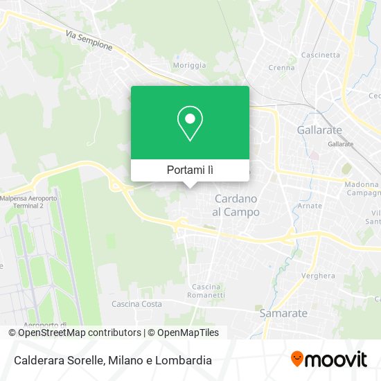 Mappa Calderara Sorelle