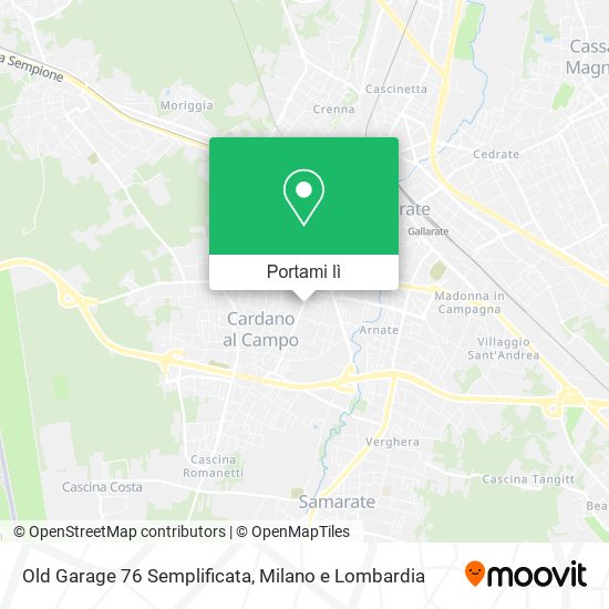 Mappa Old Garage 76 Semplificata