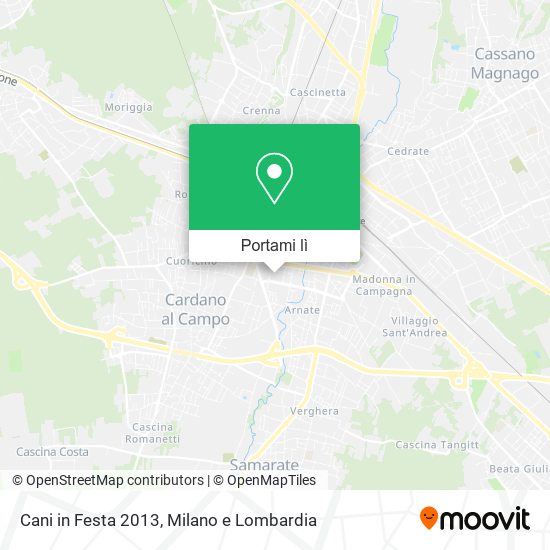 Mappa Cani in Festa 2013
