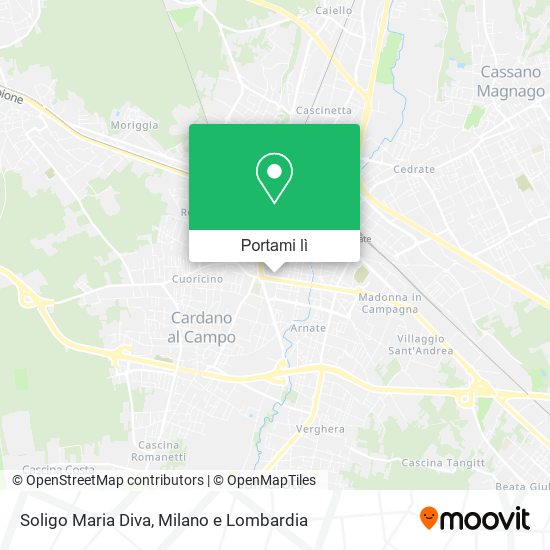 Mappa Soligo Maria Diva
