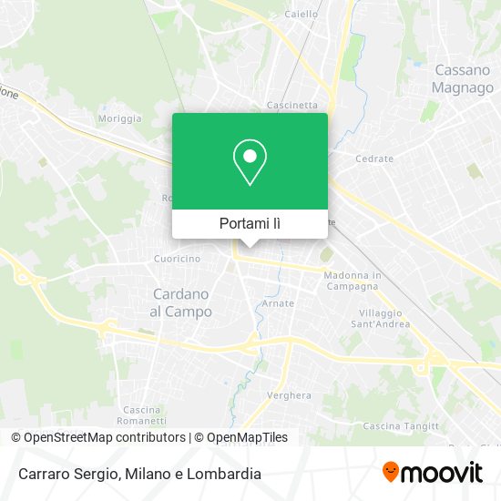 Mappa Carraro Sergio