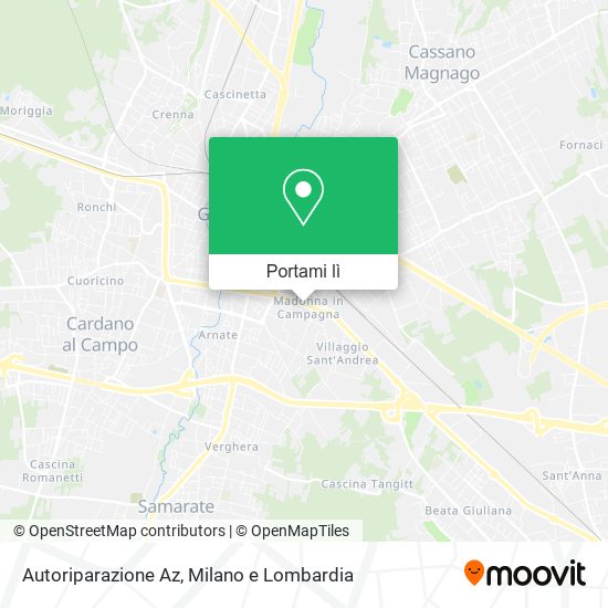 Mappa Autoriparazione Az