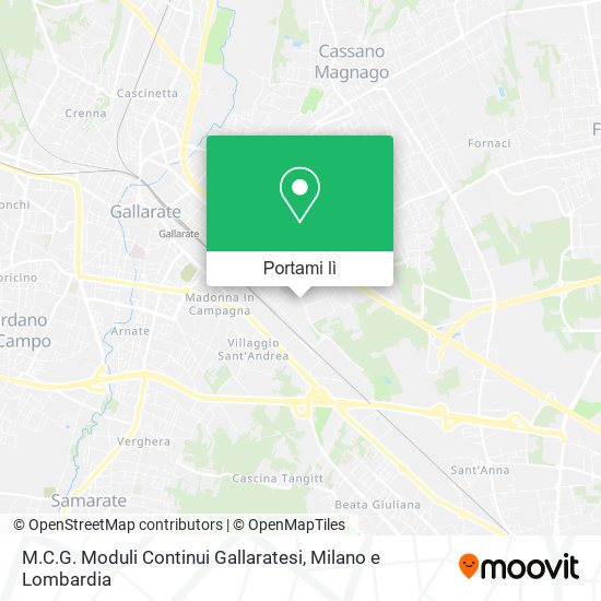 Mappa M.C.G. Moduli Continui Gallaratesi