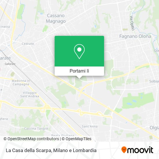 Mappa La Casa della Scarpa