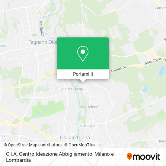 Mappa C.I.A. Centro Ideazione Abbigliamento