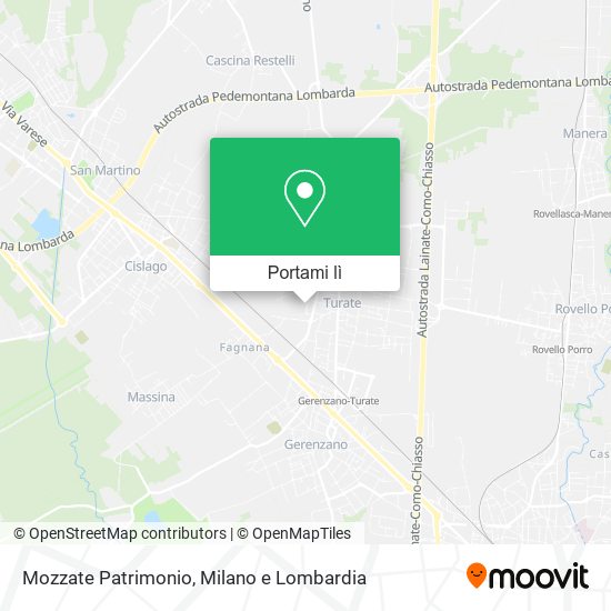 Mappa Mozzate Patrimonio