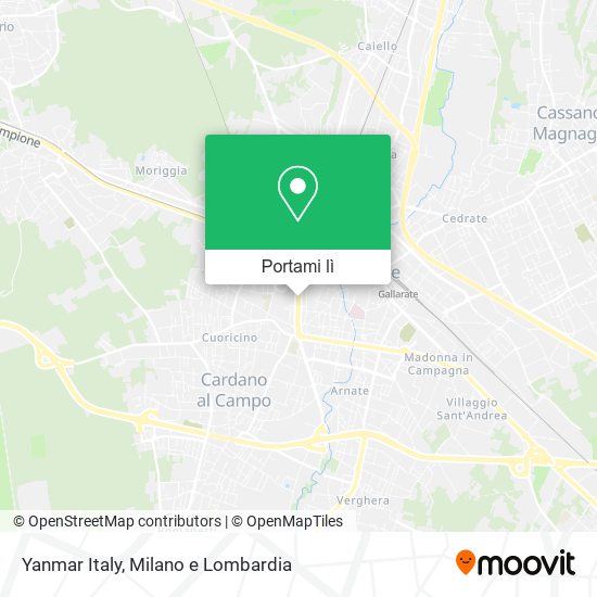 Mappa Yanmar Italy