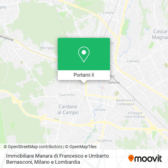 Mappa Immobiliare Manara di Francesco e Umberto Bernasconi