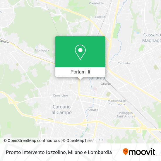Mappa Pronto Intervento Iozzolino